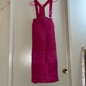 Girls Weatherproof 32 degree suspender snow pants